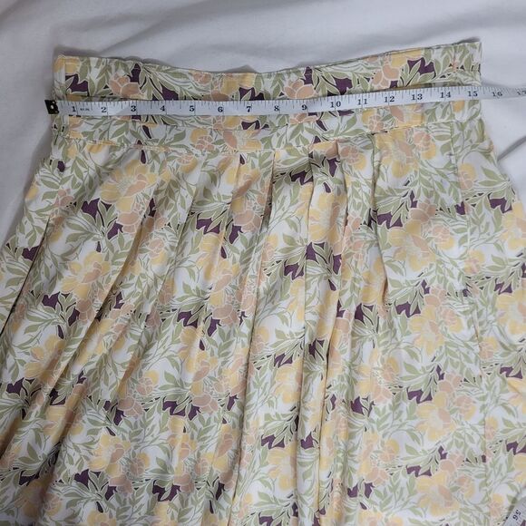 VINTAGE 90s skirt pastel floral cottagecore midi M‎ - Picture 6 of 6